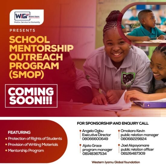 Anticipate Our School Mentorship Outreach Program(SMOP)