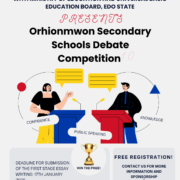 Orhionmwon Secondary Schools Debate Competition 1.0